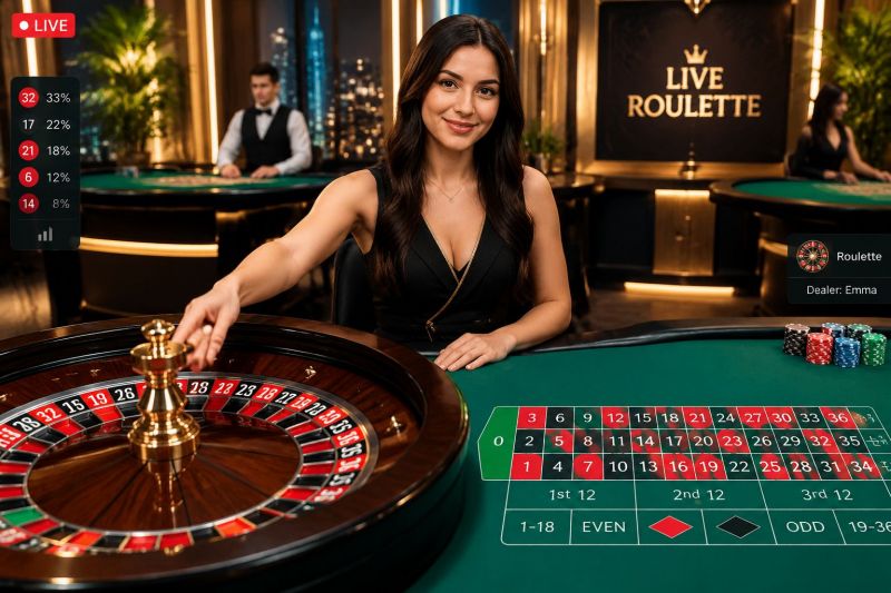 persona que reparte cartas en casino